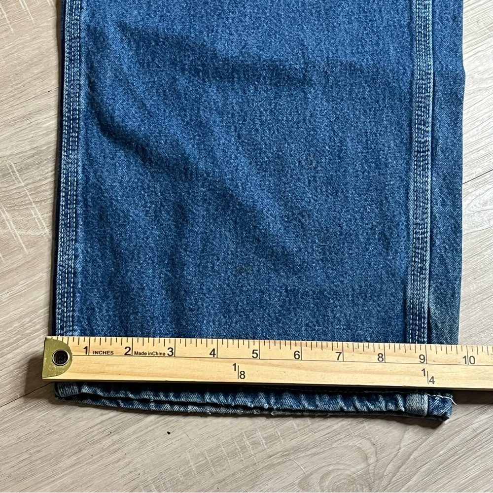 Men's Vintage Made in the USA Carhartt Dungaree Fit Carpenter Blue Jeans Sz‎ 36 - Picture 7 of 11